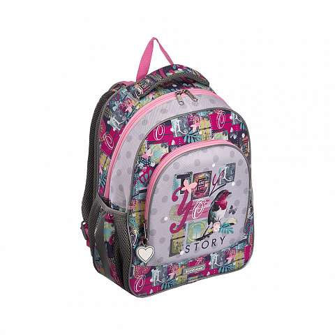 Backpack 28x39x14, 520g. 15 L ErichKrause Ergo Line, Bird Story