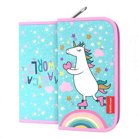 ErichKrause® Pen Case Book without Filling 110x205x25mm Rainbow Skate