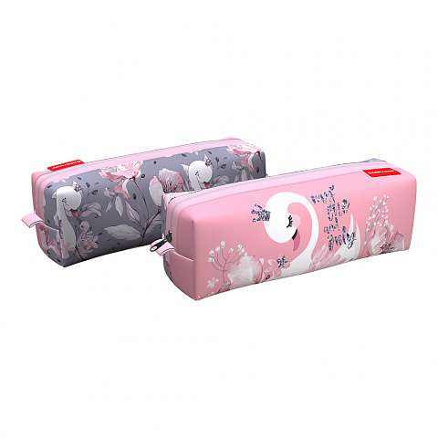 Pencil case 1-compartment without accessories 210x70x70 ErichKrause, quadro Swan Princess