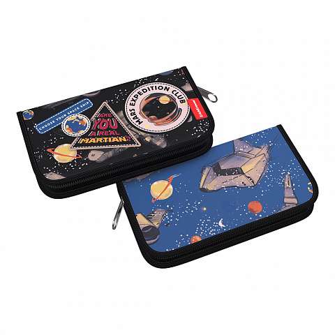 ErichKrause® Book Pen Case without contents 110x205x25mm Red Planet