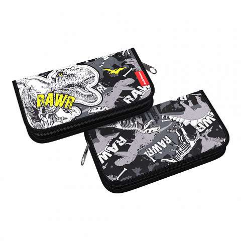 Book-case pencil case without filling ErichKrause® 110x205x25mm Dinosaur Park