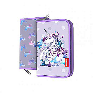 Book-style pencil case without filling ErichKrause® 135x205x30mm Dream Unicorn
