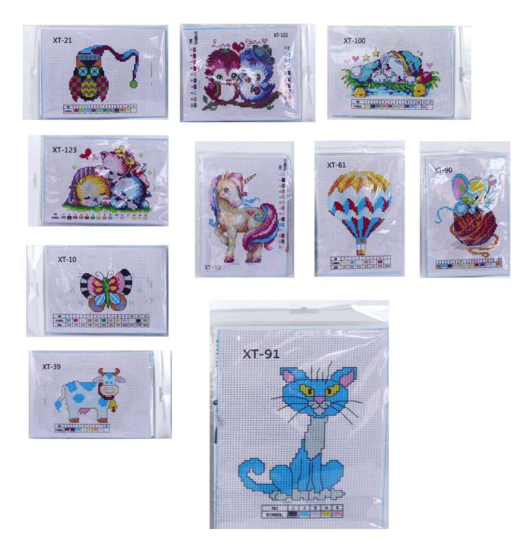 Cross Stitch Kit 14 x 20 cm