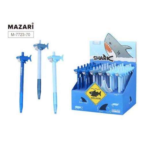 Automatic Ballpoint Pen SHARK, BLUE