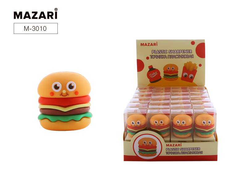 Plastic sharpener BURGER
