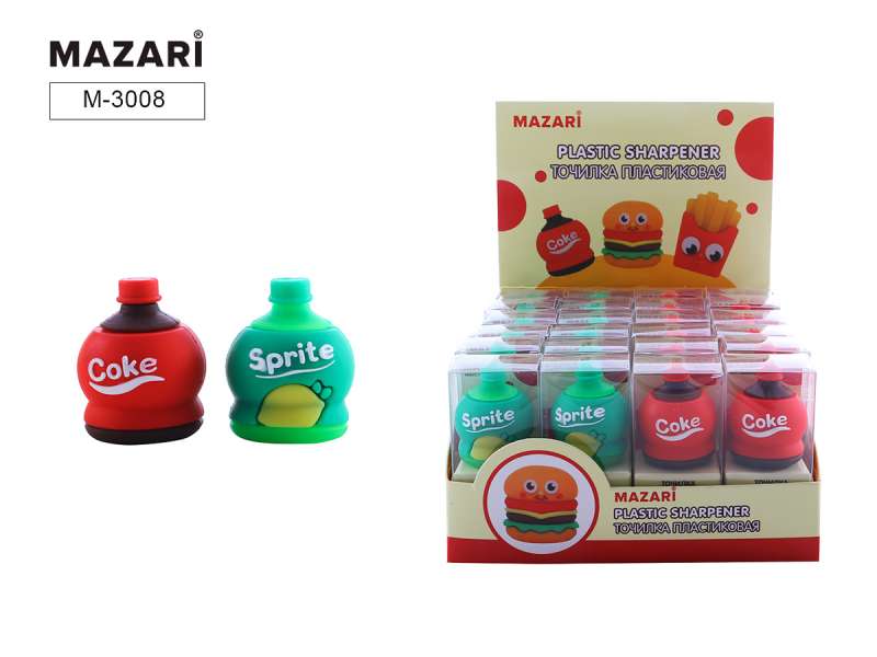 Plastic sharpener BOTTLE