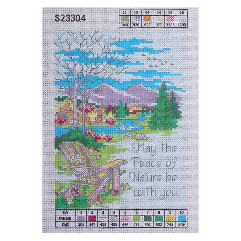 Cross Stitch Kit 20 x 29 cm