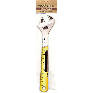 Wooden ruler, 12cm, TOOLING