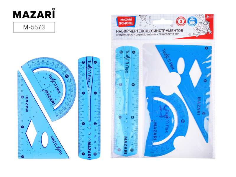 Drawing Tool Set, 3 Pieces