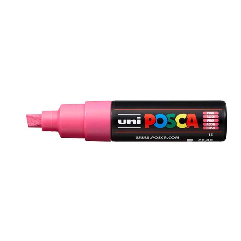 Water-based marker UNI Posca PC-8K in pink color