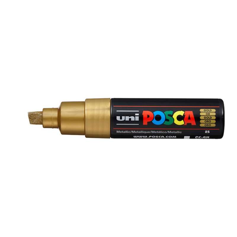 Water-based marker UNI Posca PC-8K gold
