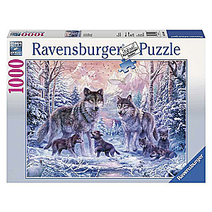 Puzzle 1000 Family of Wolves