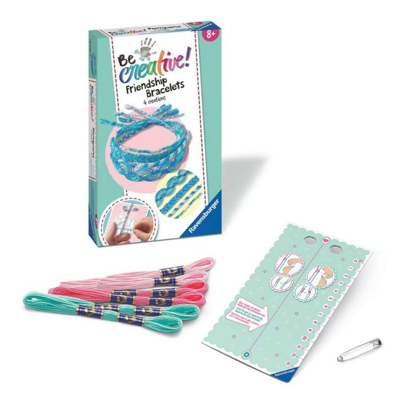 Set für Kreativität - BeCreative Freundschaftsarmbänder