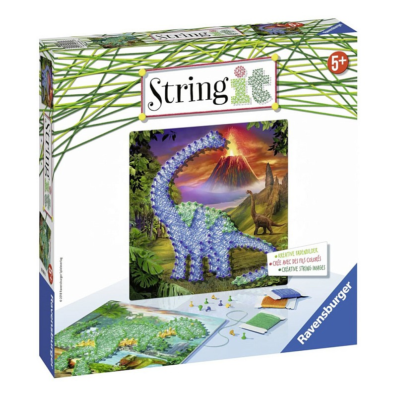 Creativity Set - String it Dinosaurs Midi 5+