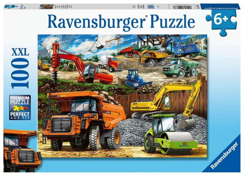 Puzzle 100 Construction Vehicles
