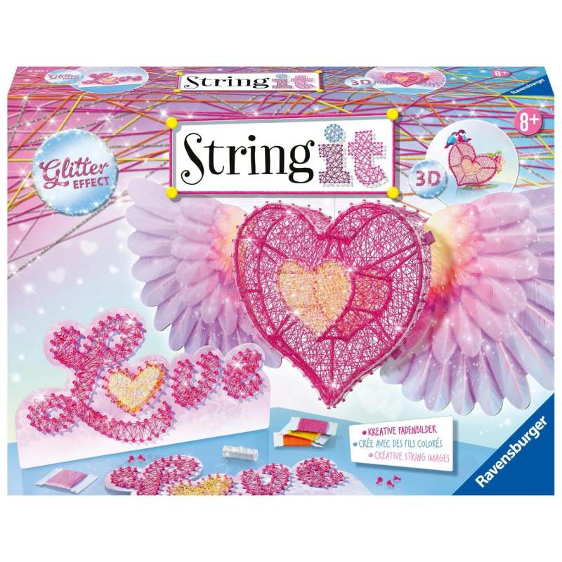 Craft Set - String it Maxi: 3D Heart