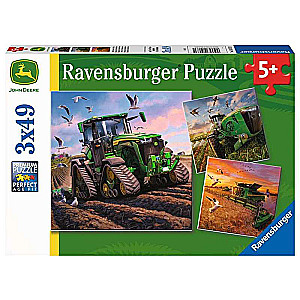 Puzzle 3x49 Seasons of John Deere