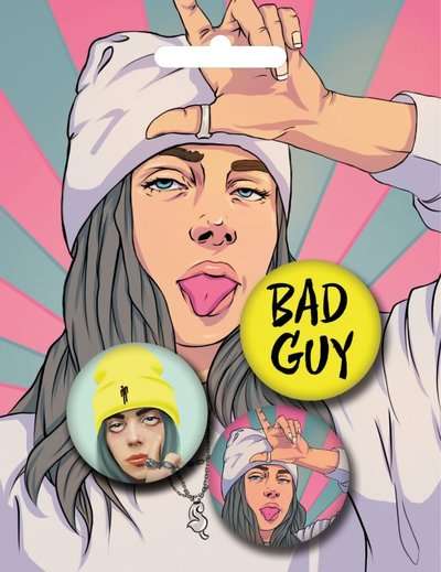 Set of Badges. Billie Eilish
