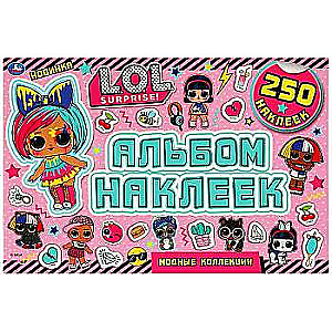 Fashion Collections. Album of 250 Stickers. LOL