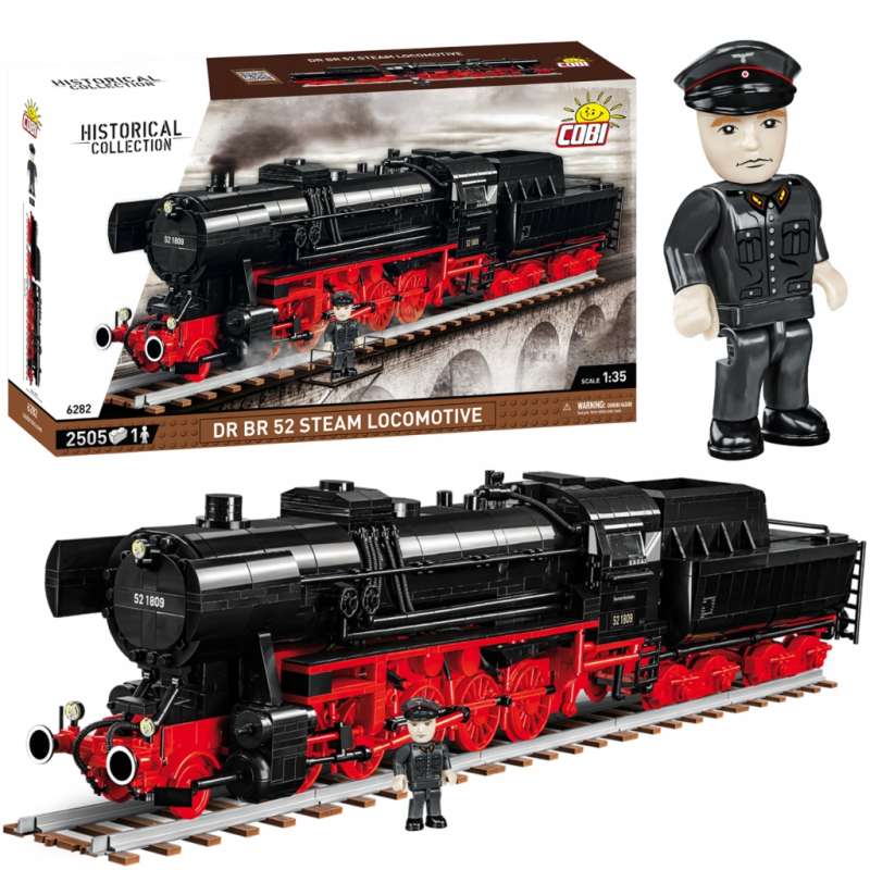 Constructor - COBI DR BR 52 Steam Locomotive, 2505 pieces.
