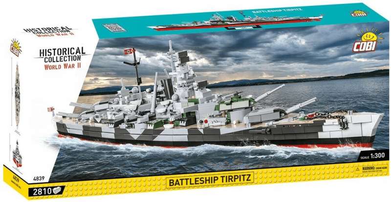 Constructor - COBI Battleship Tirpitz, 2880 pcs