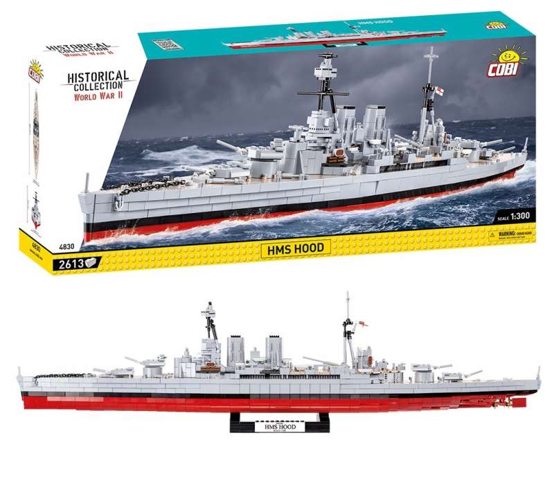 Constructor - COBI HMS HOOD, 2613 pieces