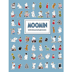 Reader's Diary for Adults. Moomins. Blue