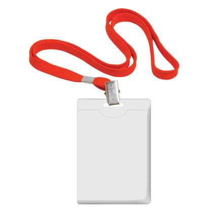Identifier label FOROFIS 90x58mm vertical with ribbon