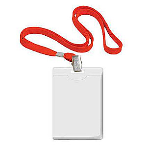Identifikationsschild FOROFIS 90x58mm vertikal mit Band