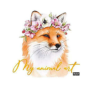 MyArt. My animal Art. Sketchbook Fox