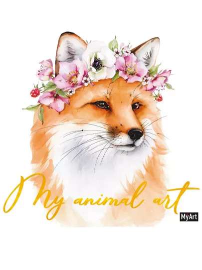 MyArt. My animal Art. Sketchbook Fox