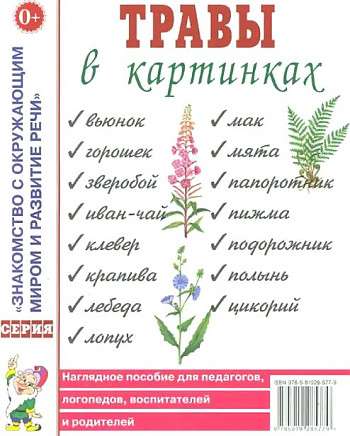 Herbs in Pictures. A Visual Aid for Speech Therapists, Educators, Caregivers, and Parents