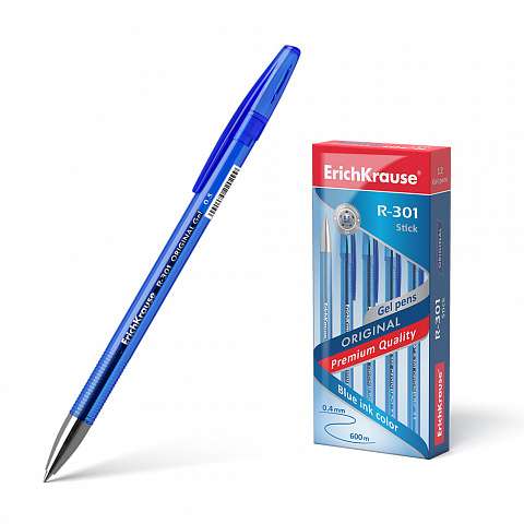 ErichKrause® R-301 Original Gel Stick 0.5, ink color blue