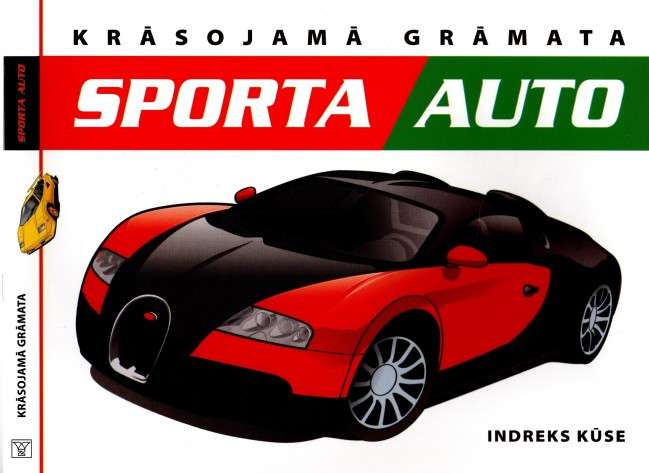 Coloring Book. Sports Cars