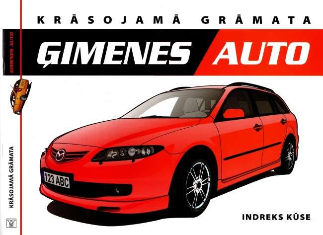 Coloring Book. Family Car