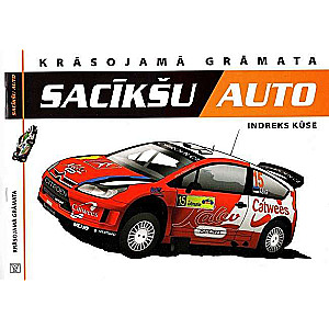 Coloring Book. Rally Cars