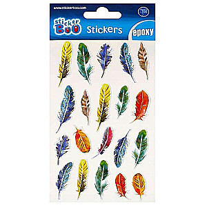 Stickers - Feathers 10x20cm