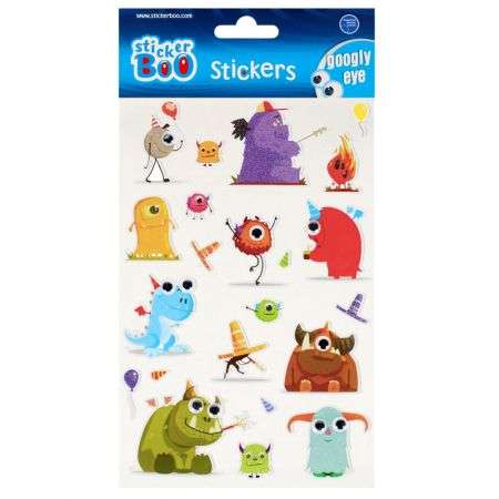 Stickers - Monsters 14x26 cm