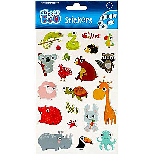 Stickers - Animals 14x26cm