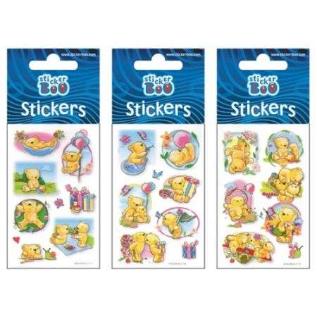 Stickers 66x180mm - Bear, mix