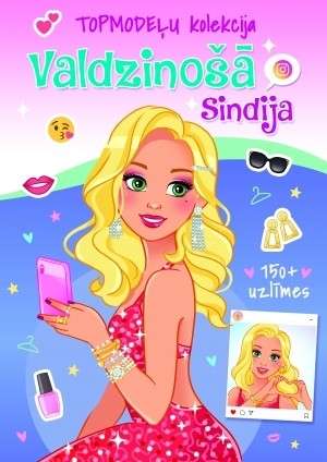 TOPmodeļu kolekcija. Valdzinošā Sindija 150+ uzlīmes