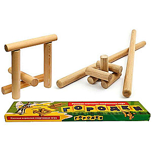 Russian Folk Sports Game - Gorodki in a Box