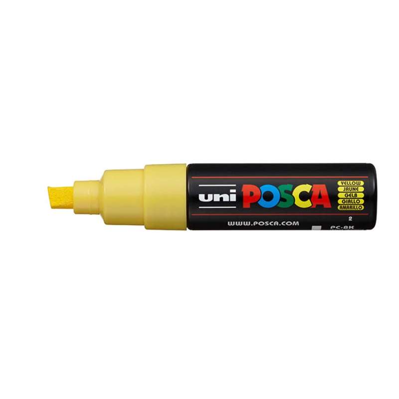 Water-based marker UNI Posca PC-8K yellow