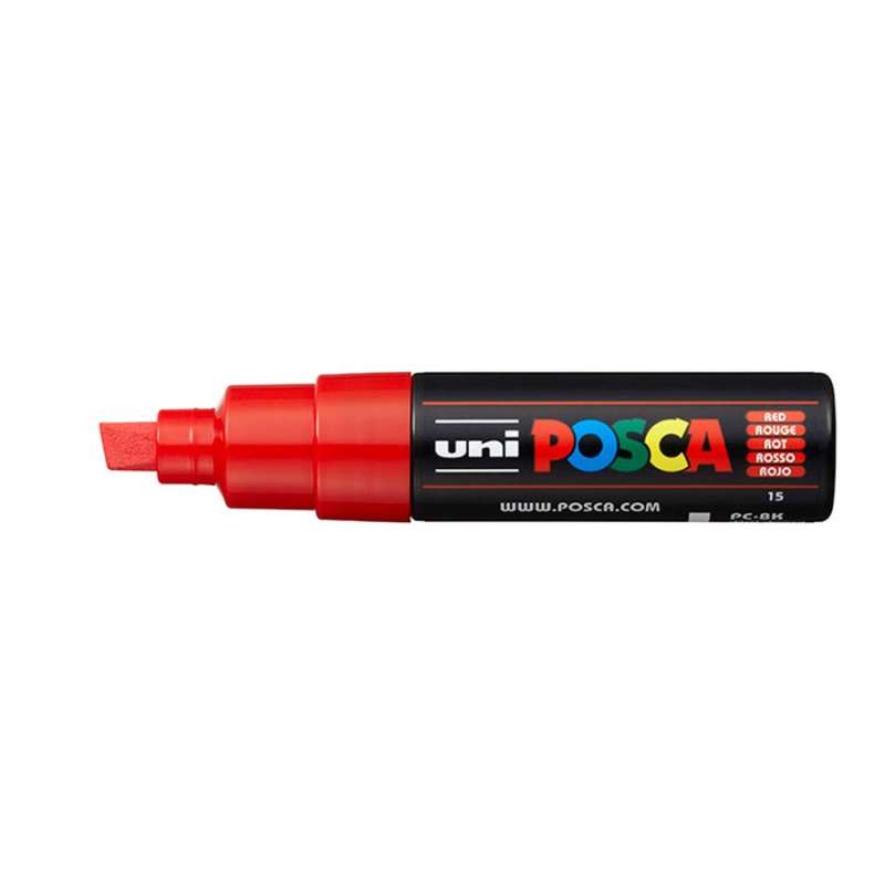Water-based marker UNI Posca PC-8K red