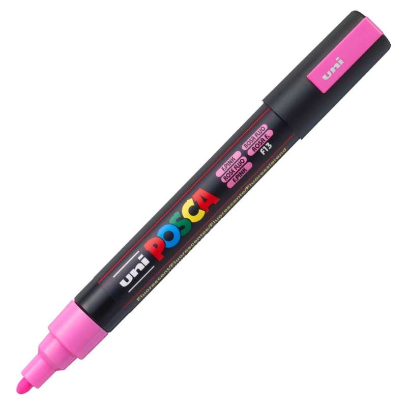 Water-Based Marker UNI Posca PC-5M Fluorescent Pink