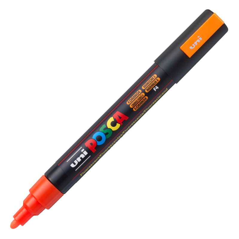 Water-based marker UNI Posca PC-5M fluorescent orange