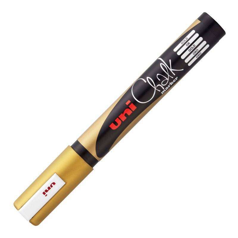 Chalk Marker UNI PWE-5M Gold
