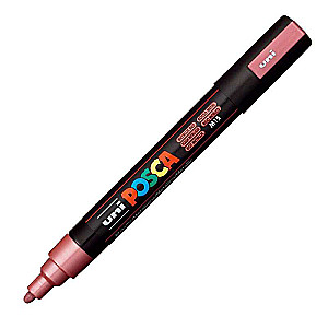 Water-based marker UNI Posca PC-5M metallic red