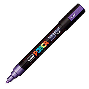 Water-based marker UNI Posca PC-5M metallic purple