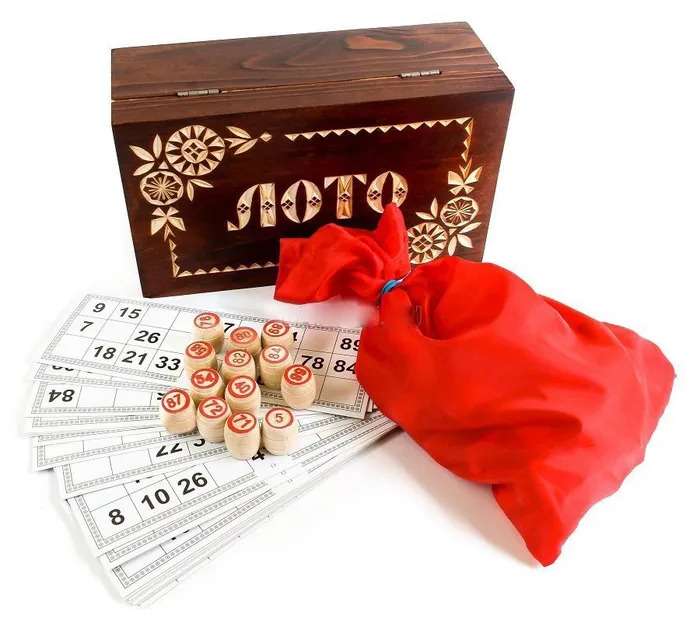 Gift lottery in a carved box 255*155*110